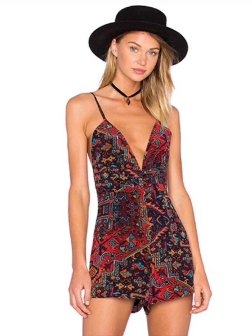 Stone Cold Fox Swoon Romper